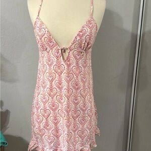 PINK Victoria's Secret Pink Chemise with Floral Design